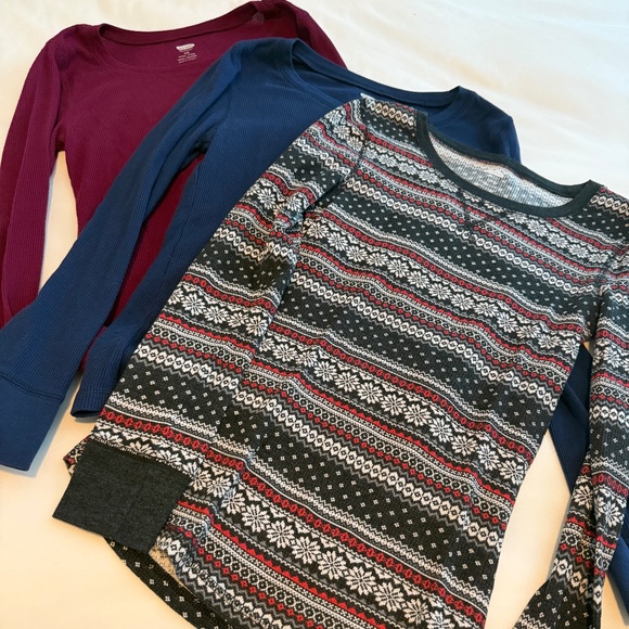 Set of 3 Long Sleeve Old Navy Thermal Ts - small - Picture 1 of 5